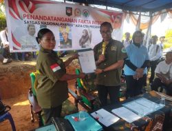 Akhiri Penandatanganan Fakta Integritas & Serah Terima Koordinator Wilayah Satgas Nasional Desa Bersinar Papua.